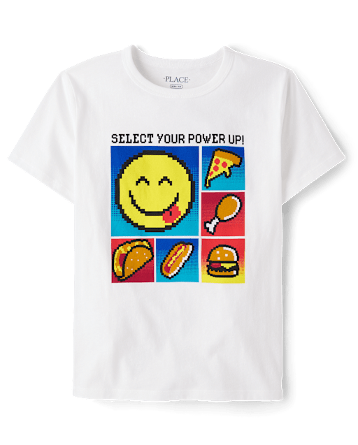 T-shirt graphique « Boys Power Up »