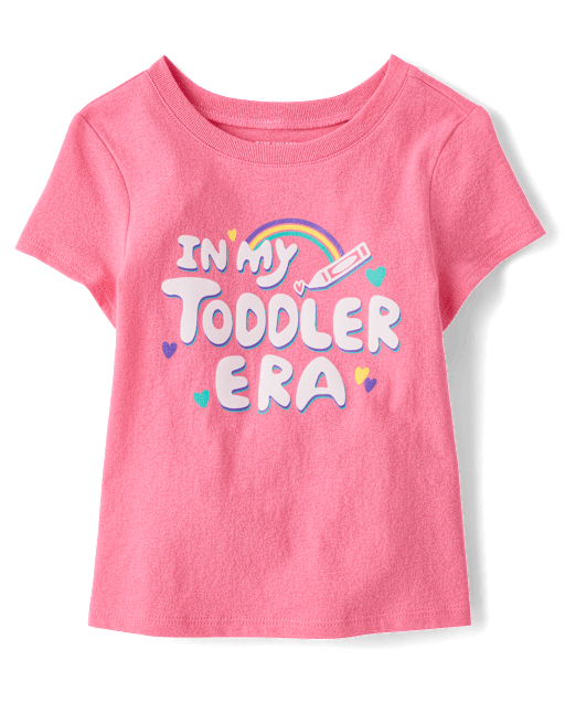 Baby And Toddler Girls Toddler Era Graphic Tee