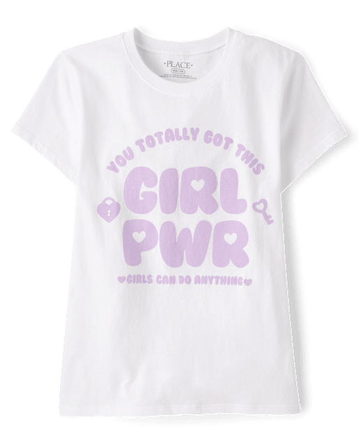 Girls Girl Power Graphic Tee