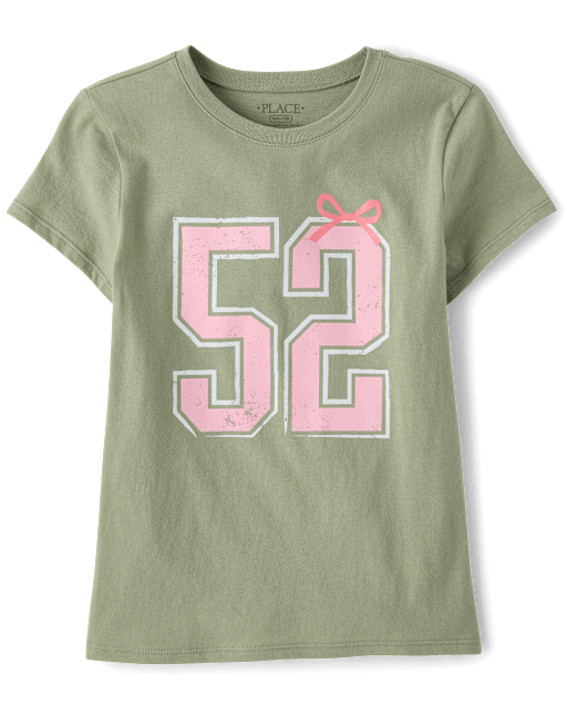Girls Bow Varsity Graphic Tee