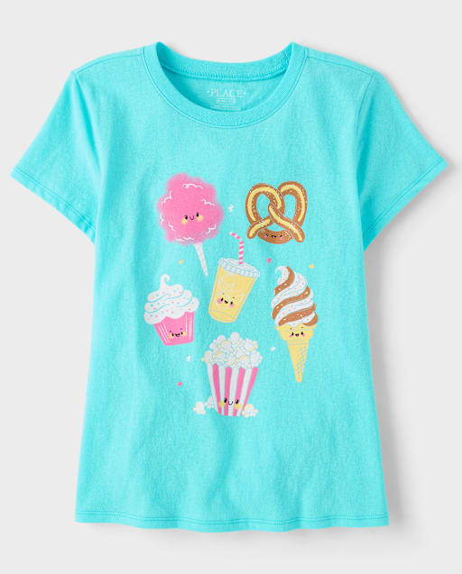 Girls Snacks Graphic Tee