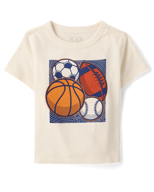 Baby And Toddler Boys Sports Graphic Tee