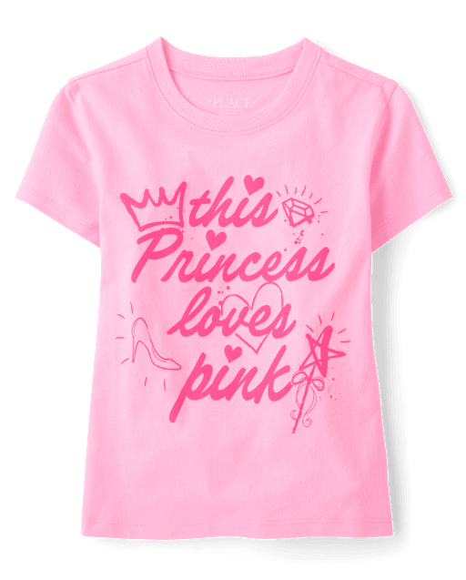 Girls Princess Graphic Tee