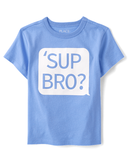 Boys Sup Bro Graphic Tee