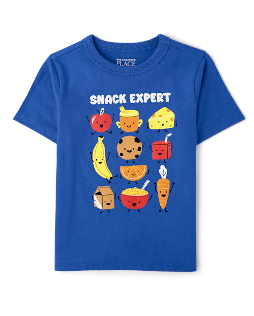 Baby And Toddler Boys Snack Expert Graphic Tee
