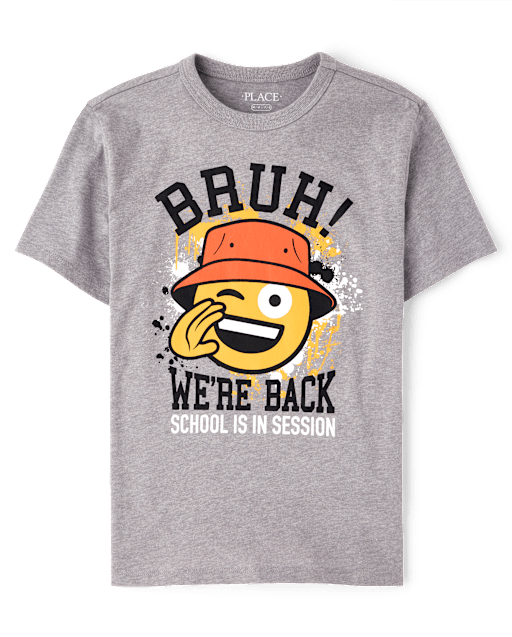 Boys School Bruh Graphic Tee