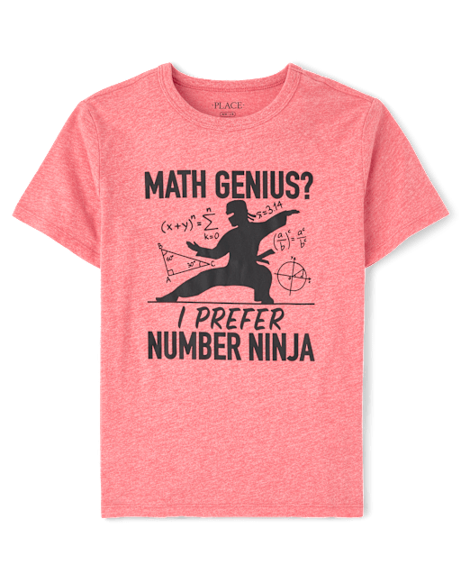 Boys Number Ninja Graphic Tee
