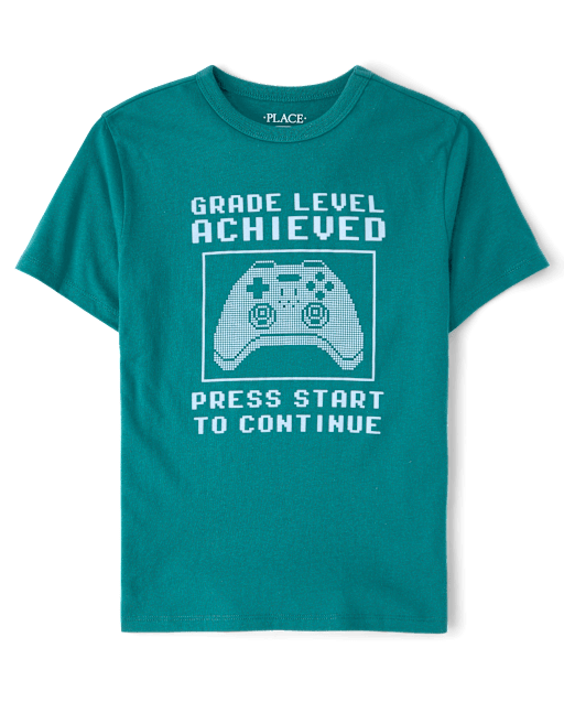Boys School Video Game Graphic Tee
