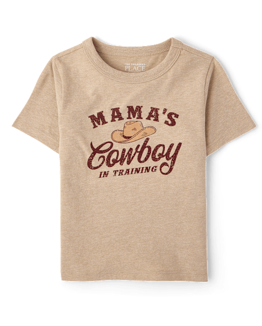 Baby And Toddler Boys Mama's Cowboy Graphic Tee