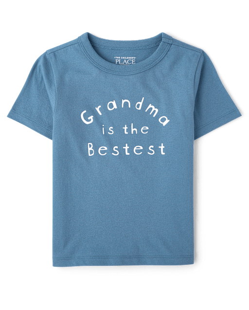 Baby And Toddler Boys Grandma Graphic Tee
