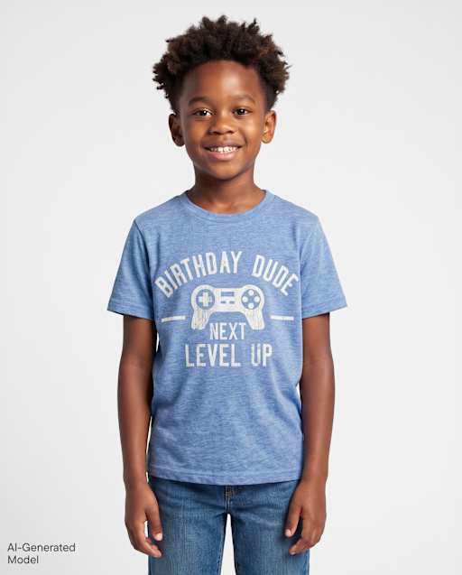 Boys Birthday Dude Graphic Tee