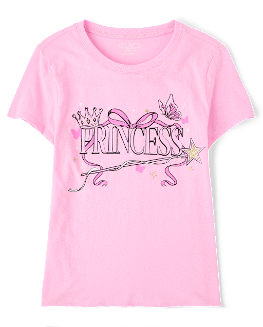 Girls Princess Graphic Tee