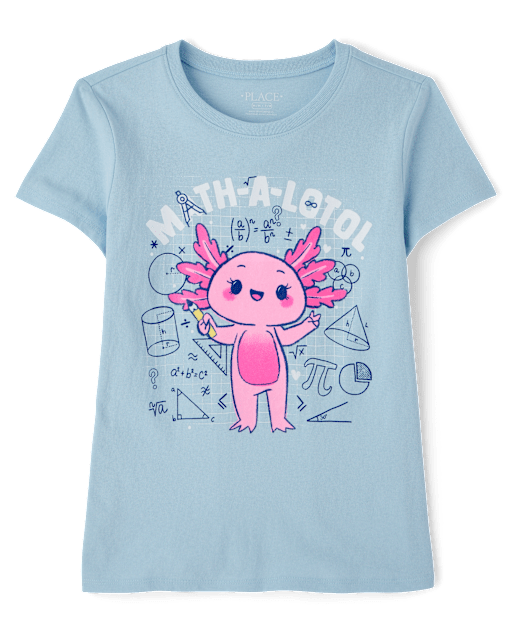 Girls School Math-A-Lotl Graphic Tee