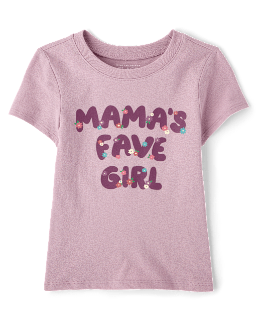 Baby And Toddler Girls Mama's Girl Graphic Tee