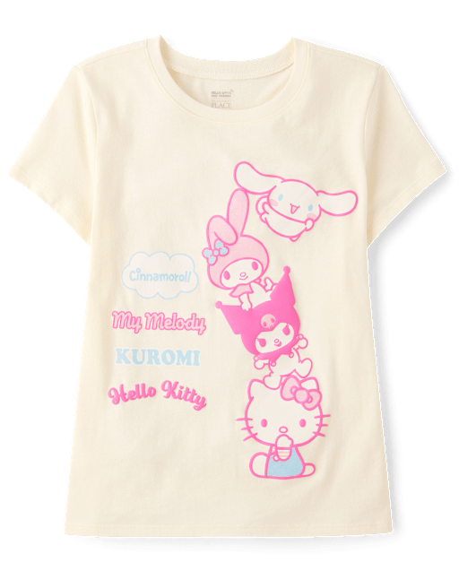 Girls Hello Kitty® And Friends Puff Print Graphic Tee