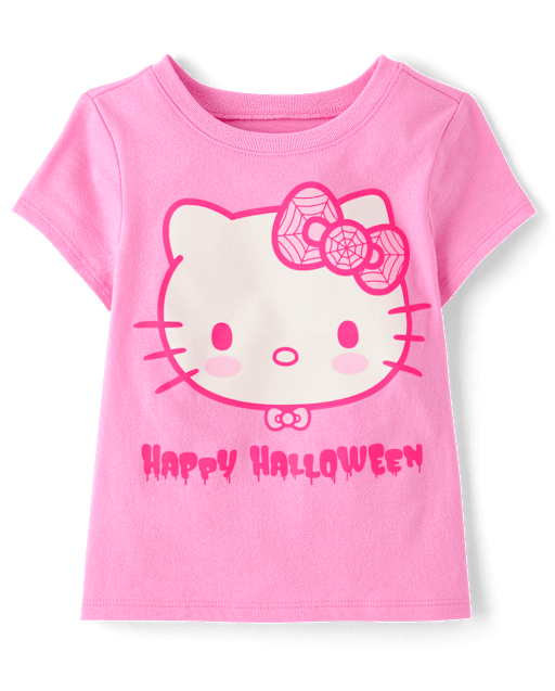 Toddler Girls Hello Kitty® Glow Halloween Graphic Tee