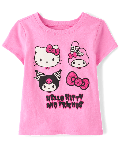 Toddler Girls Hello Kitty® And Friends Glow Halloween Graphic Tee