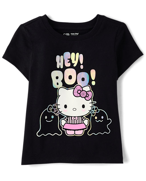 Toddler Girls Hello Kitty® Holographic Halloween Graphic Tee