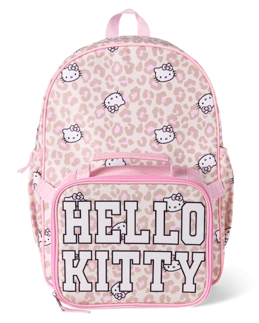 Girls Hello Kitty® Leopard Backpack 2-Piece Set