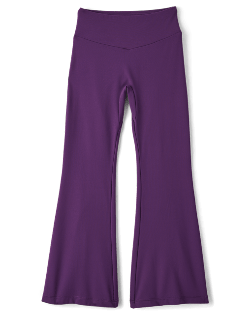 Girls Quick Dry Flare Leggings