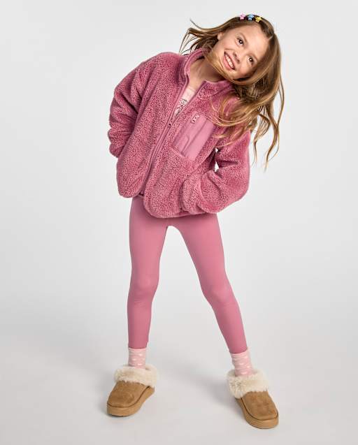 Leggings doux et brillants pour filles