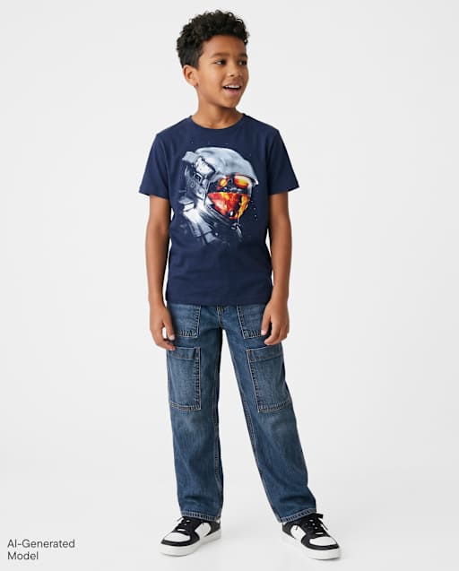 Boys Carpenter 90s Loose Jeans
