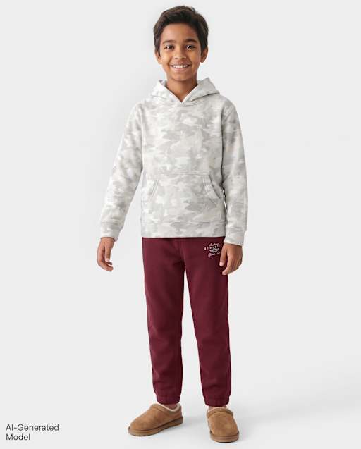 Boys Graphic Premium Fleece Jogger Pants