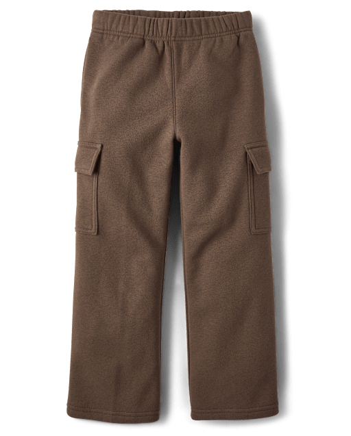 Boys Premium Fleece Cargo Sweatpants