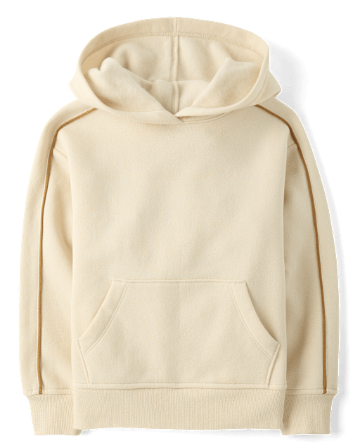 Boys Side Stripe Premium Fleece Hoodie