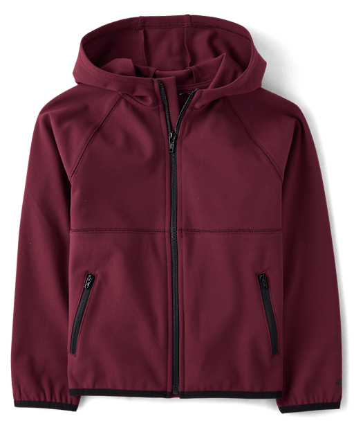 Boys Cozy Tech Zip Up Hoodie