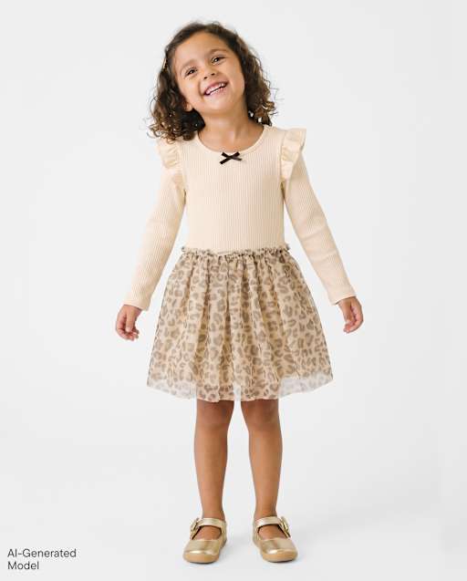 Baby And Toddler Girls Leopard Tutu Dress
