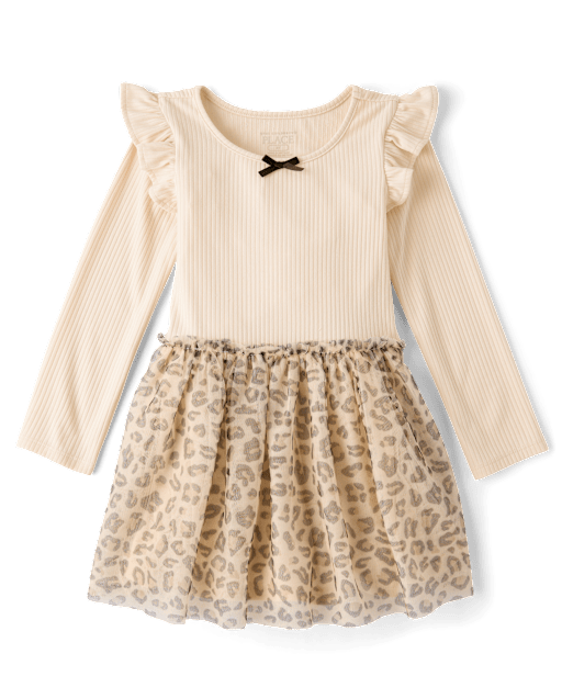 Baby And Toddler Girls Leopard Tutu Dress