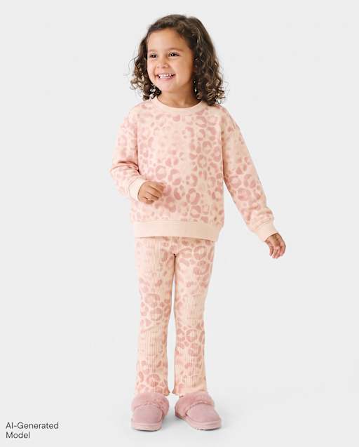 Baby And Toddler Girls Print Flare Leggings