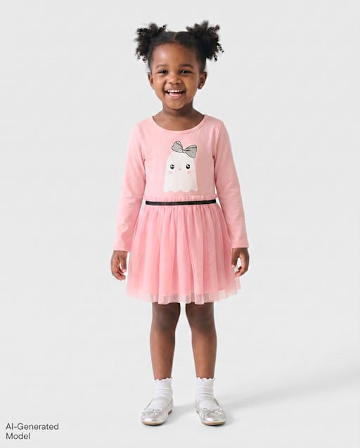 Baby And Toddler Girls Ghost Tutu Dress