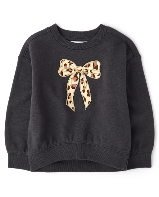 Toddler Girls Embellished Premium Fleece Sweatshirt