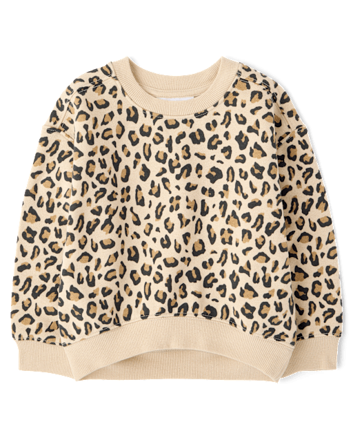 Toddler Girls Print Premium Fleece Sweatshirt