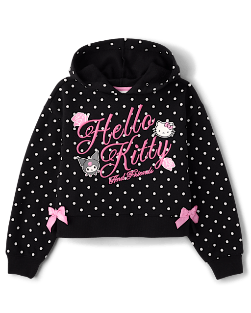 Girls Hello Kitty® And Friends Embellished Premium Fleece Hoodie