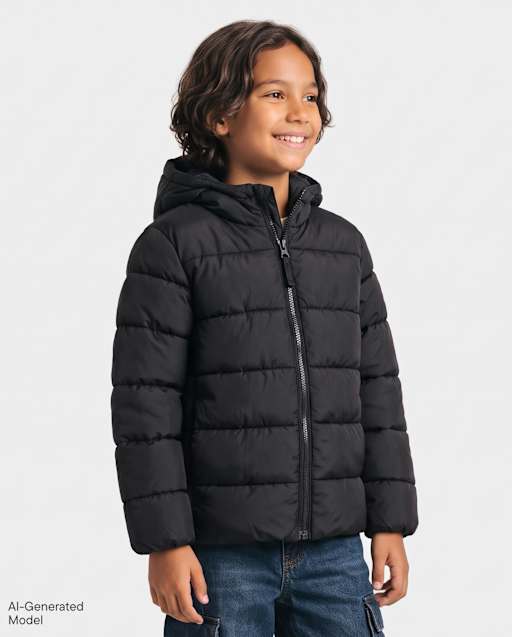 Boys Hooded Puffer Jacket