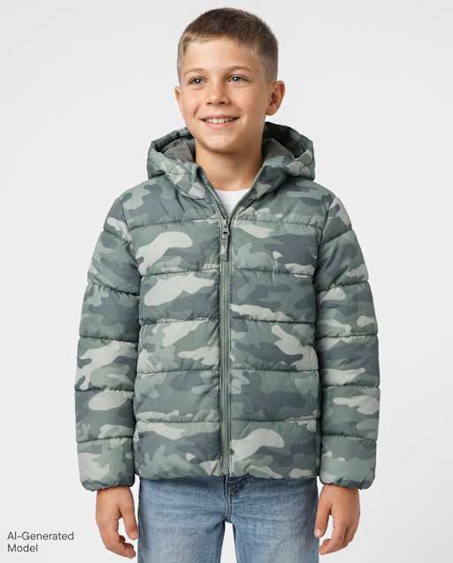 Boys Hooded Puffer Jacket
