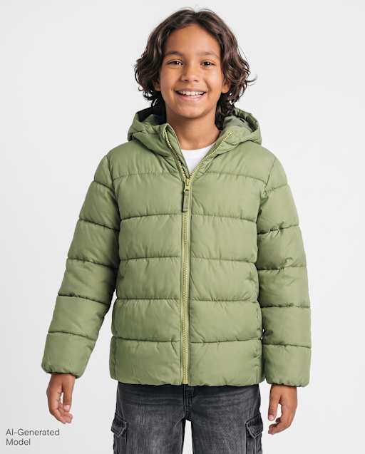 Boys Hooded Puffer Jacket