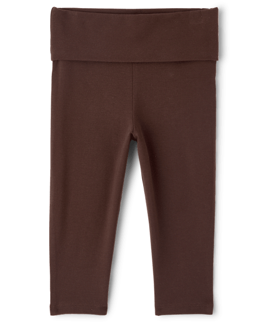 Girls Foldover Capri Leggings