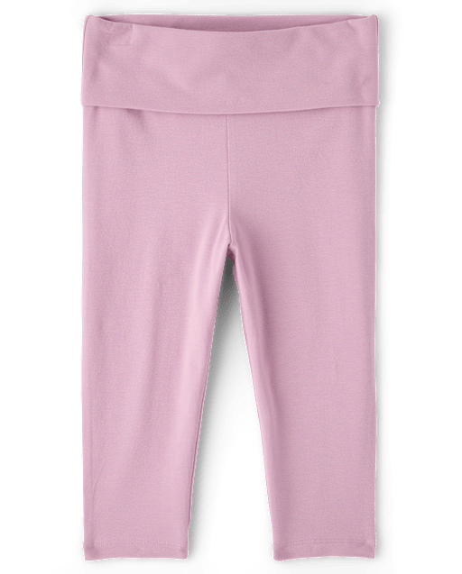 Girls Foldover Capri Leggings