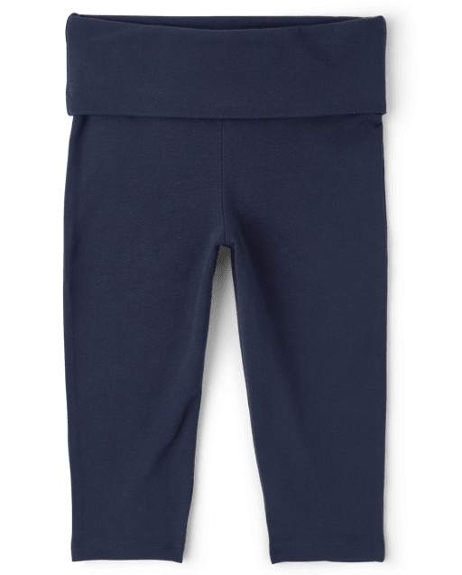Girls Foldover Capri Leggings