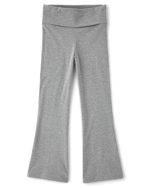 Girls Foldover Flare Leggings