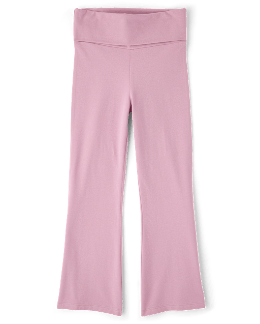 Girls Foldover Flare Leggings