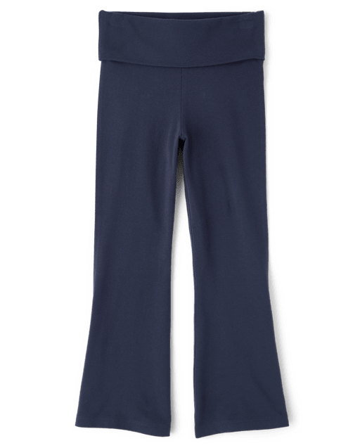 Girls Foldover Flare Leggings