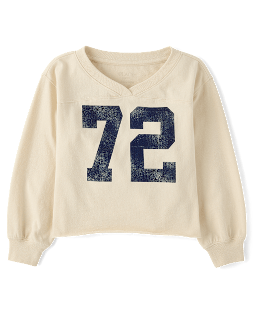 Girls Varsity Sueded Top