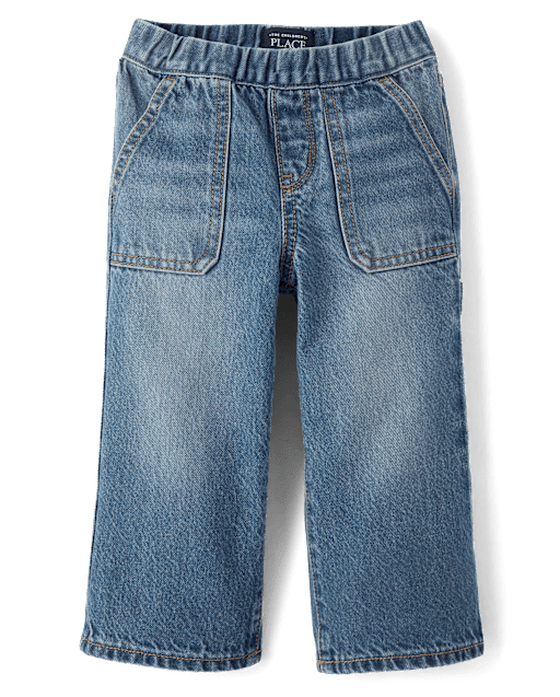 Baby And Toddler Boys Pull On Baggy Jeans