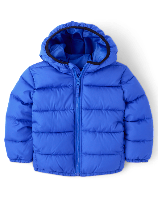 Toddler Boys Hooded Puffer Jacket