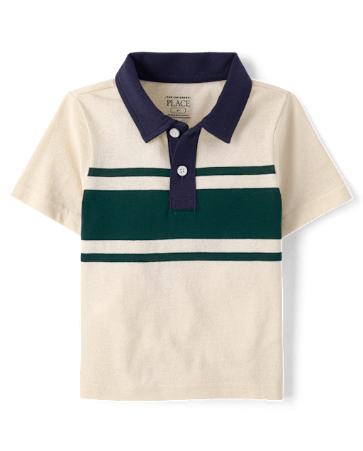 Baby And Toddler Boys Striped Soft Jersey Polo